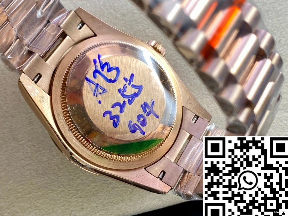 Rolex Factory 36MM GM 118235 Date Day Gold Rose 0411